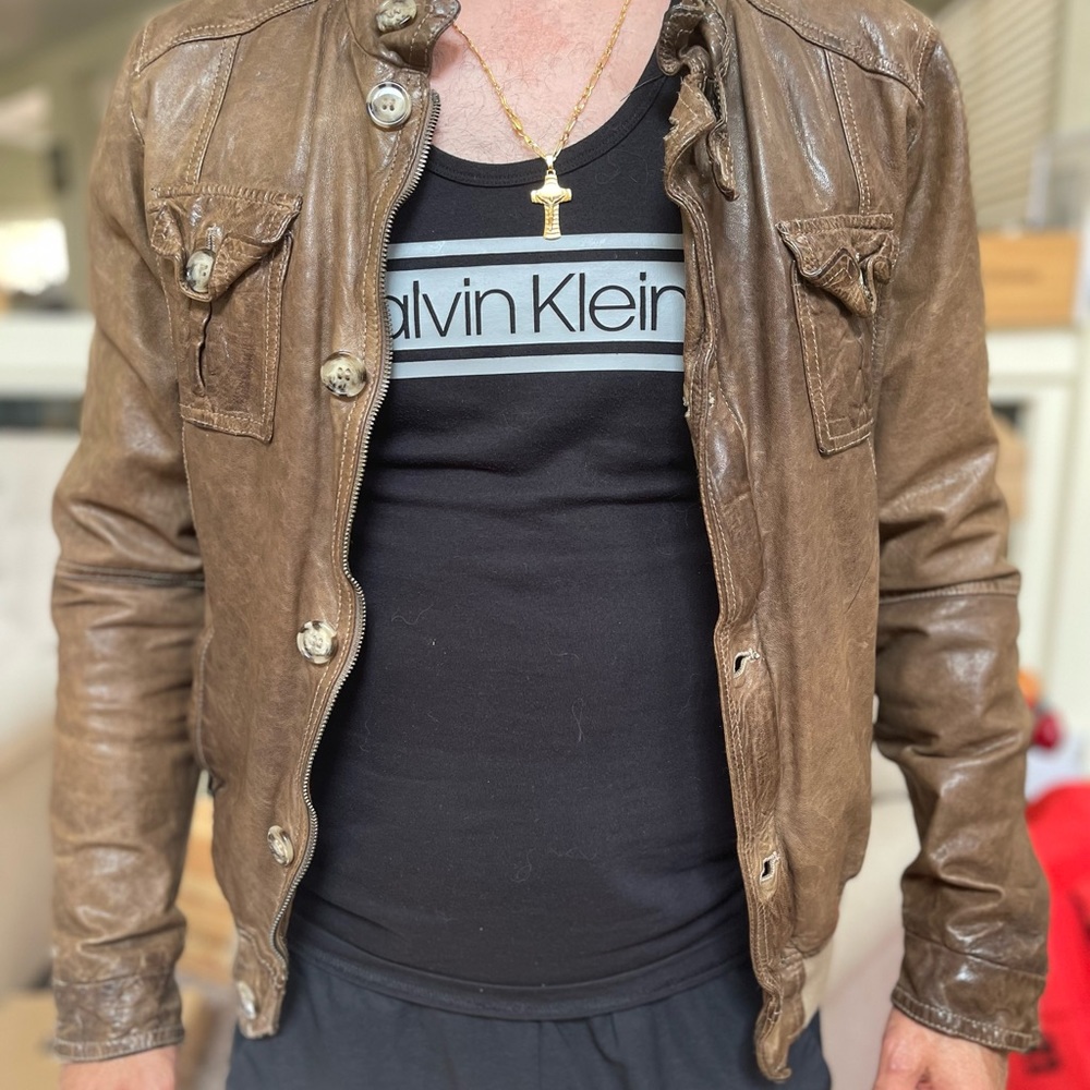 Leather jacket